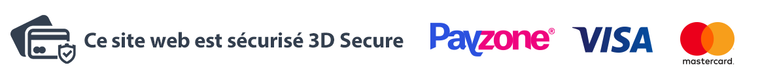 Secure online payment with Payzone, Visa and Mastercard 3D Secure